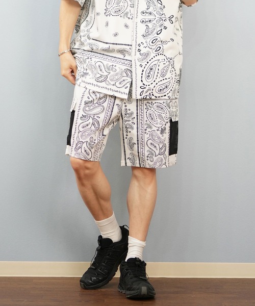 RVCA パンツ RVCA/ルーカ ショートパンツ バンダナ柄