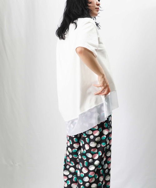 LADY LUCK LUCA tシャツ LC/LLL シアー切替Tee レディース