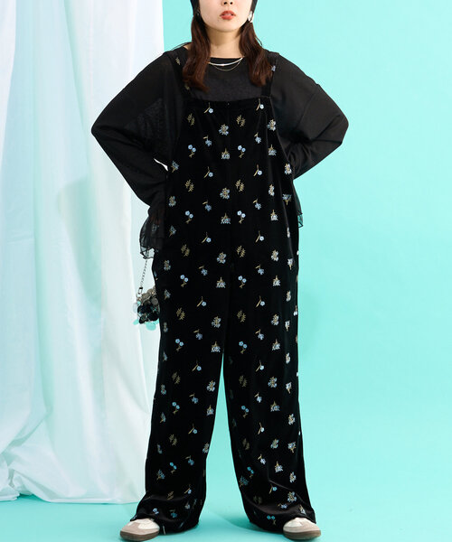 「CIAOPANIC TYPY」 オーバーオール MEDIUM ブラウン レディース_画像5