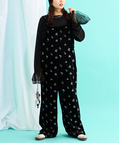 「CIAOPANIC TYPY」 オーバーオール MEDIUM ブラウン レディース_画像7