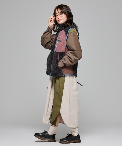 KRIFF MAYER Lady's Collection ベスト ジレ 「軽い・暖かい」シャギー