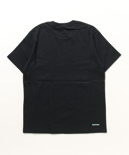 「SEASONING」 半袖Tシャツ 1 ブラック メンズ