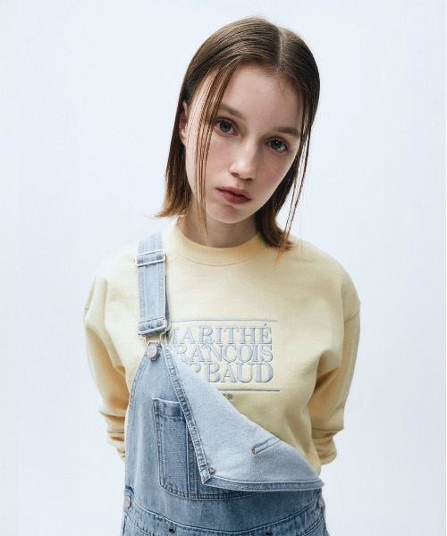 トレーナー スウェット W CLASSIC LOGO CROP SWEATSHIRT レディース | MARITHE + FRANCOIS GIRBAUD | 02
