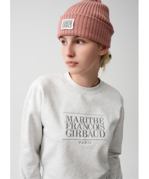MARITHE FRANCOIS GIRBAUD スウェット さらに100円引き◇MARITHE◇CLASSIC LOGO SWEATSHIRT (Marithe +