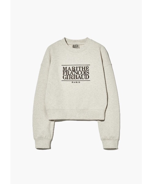 【新品】MaritheFrancoisGirbaud 長袖トップス　スウェット MARITHE + FRANCOIS GIRBAUD トレーナー スウェット W CLASSIC