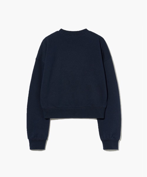 MARITHE + FRANCOIS GIRBAUD トレーナー　ネイビー ネイビー（紺）系 Marithe + Francois Girbaud(マリテフランソワ