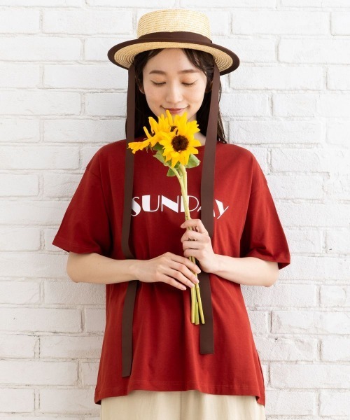 tシャツ FONTLAB WEEKENDロゴTシャツ レディース