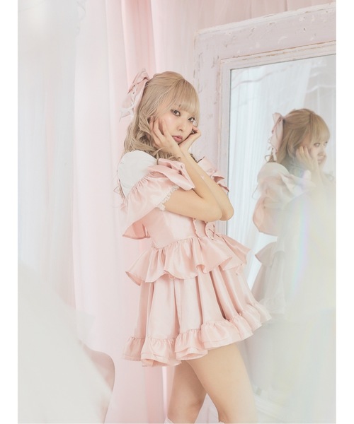 Starry ドレス アイドルシャンタンリボンミニドレス : ZOZOTOWN Yahoo