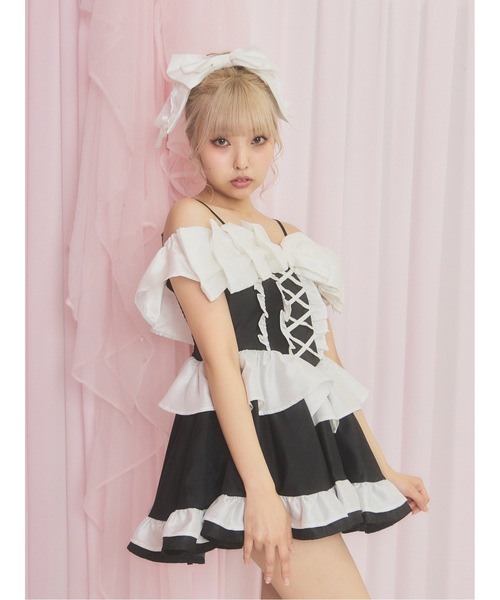 Starry ドレス アイドルシャンタンリボンミニドレス : ZOZOTOWN Yahoo