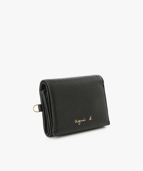 ■agnesb.■レザー 2way 三つ折り 財布ショルダー agnes b. 財布 レザー 2way 三つ折り 財布ショルダー (ZAW02A