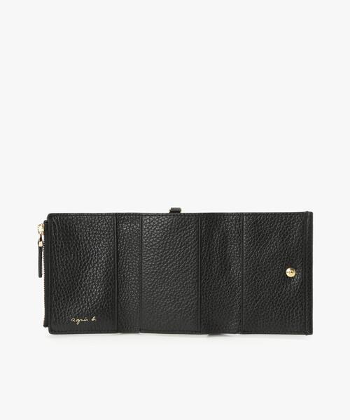 ■agnesb.■レザー 2way 三つ折り 財布ショルダー agnes b. 財布 レザー 2way 三つ折り 財布ショルダー (ZAW02A