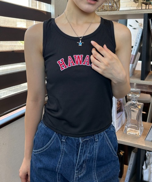 Loco Ocean（ロコオーシャン） タンクトップ ノースリーブ hawaii ロゴ