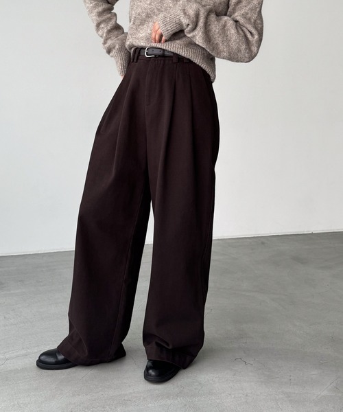 「CANAL JEAN」 「elmar」チノパンツ MEDIUM アイボリー レディース