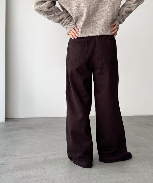 「CANAL JEAN」 「elmar」チノパンツ MEDIUM アイボリー レディース