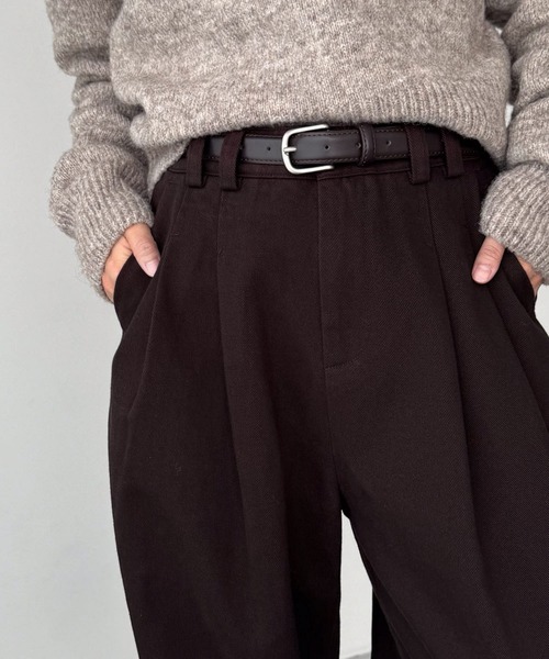 「CANAL JEAN」 「elmar」チノパンツ MEDIUM アイボリー レディース