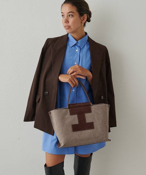 IACUCCI（イアクッチ） トートバッグ ソルベット M CANVAS/SUEDE
