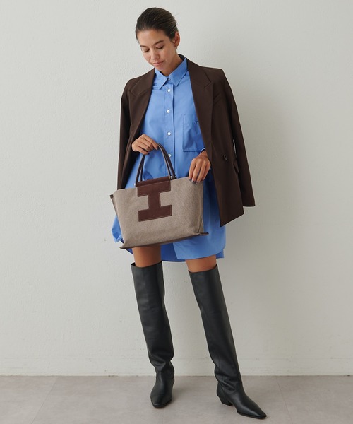IACUCCI（イアクッチ） トートバッグ ソルベット M CANVAS/SUEDE