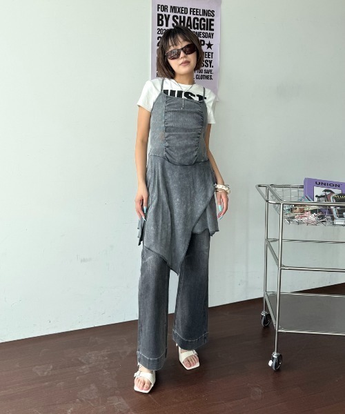 SHAGGIE（シャギー） ワンピース 「ViVi掲載」2WAYストラップ