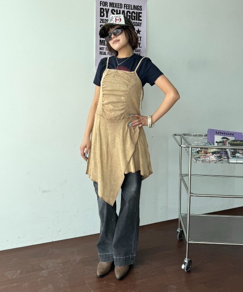 SHAGGIE（シャギー） ワンピース 「ViVi掲載」2WAYストラップ