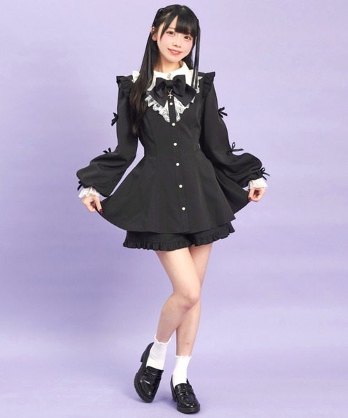 Secret Honey（シークレットハニー） セットアップ 袖スリットレース