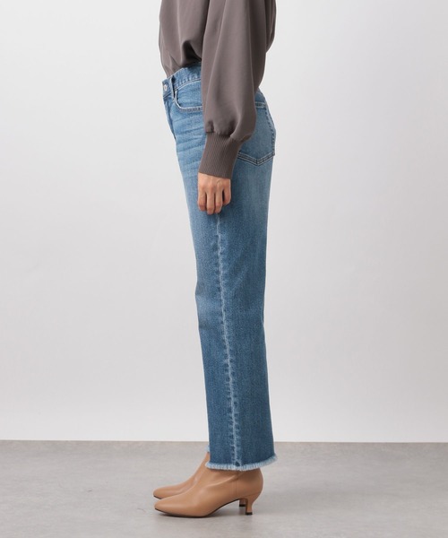 [BARNYARDSTORM] обработка Denim брюки 1 серый женский 