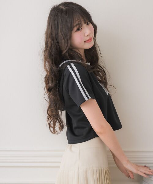 Emsexcite（エムズエキサイト） tシャツ 半袖 フード付きロゴTEE