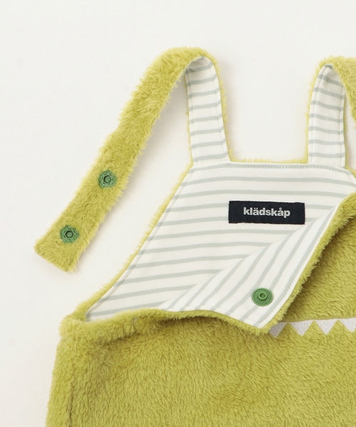 kladskap（クレードスコープ） ベビー アニマルTシャツ×ボアサロペット