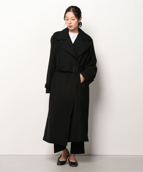 tsk  ユナイテッドアローズ コート 黒 UNITED ARROWS（ユナイテッドアローズ） コート 38 ブラック