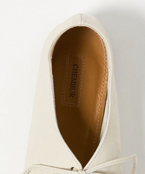 CHEMBUR（チェンバー） シューズ 「CHEMBUR」SQ STUDS リボン フラット