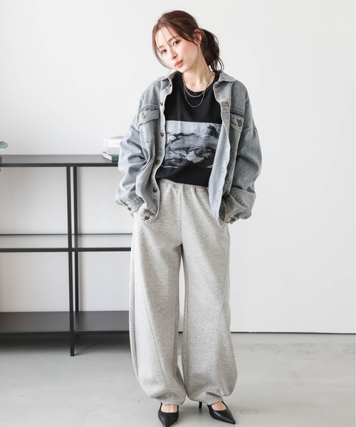 マチャット プリントロングTシャツ（グレー） 厚みたっぷりロングTシャツ[Printstar 149HVL]｜オリジナルTシャツ作製
