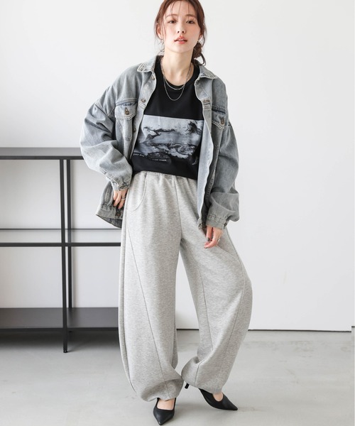 tシャツ マーブルプリントロングTシャツ レディース : ZOZOTOWN Yahoo