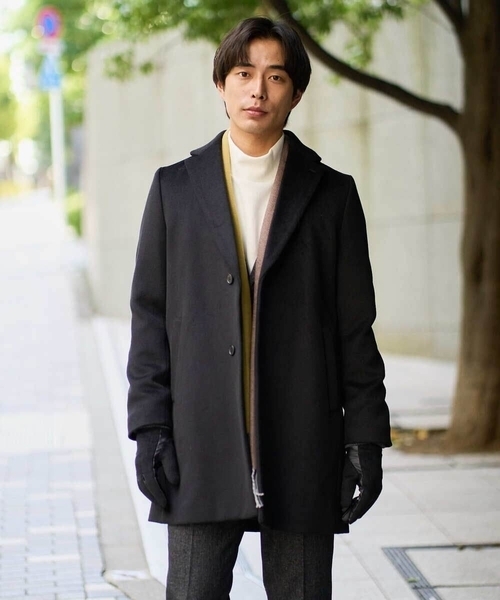 アー・ヴェ・ヴェ（a．v．v）/ウールライトビーバーチェスターコート a.v.v（アー・ヴェ・ヴェ） チェスターコート コート ウールライト