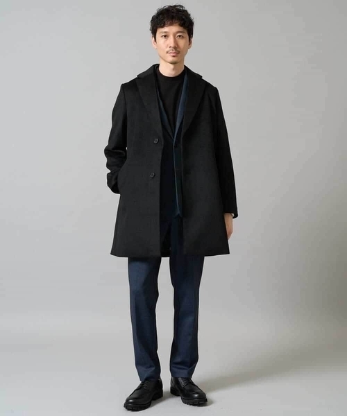 a.v.v（アー・ヴェ・ヴェ） チェスターコート コート ウールライト