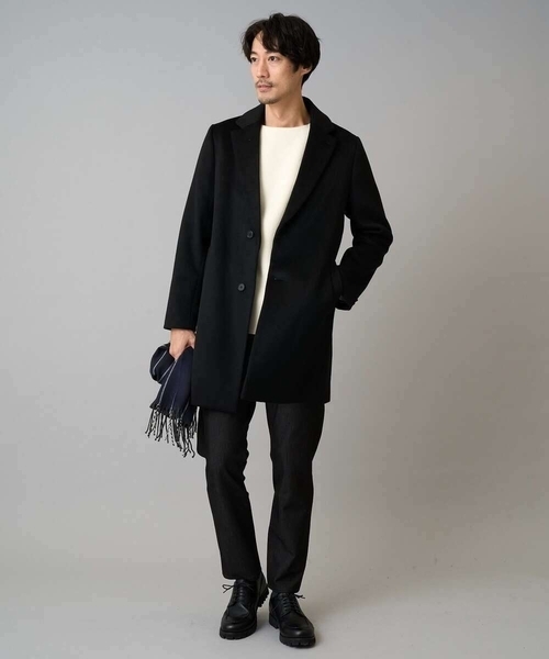 a.v.v（アー・ヴェ・ヴェ） チェスターコート コート ウールライト