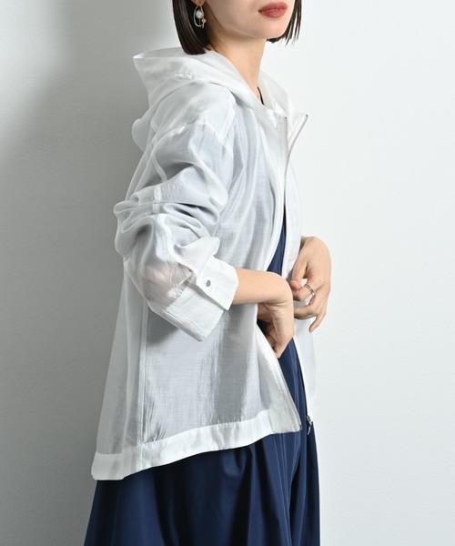 「INTERPLANET」 ジップアップブルゾン FREE ブラック レディース_画像3