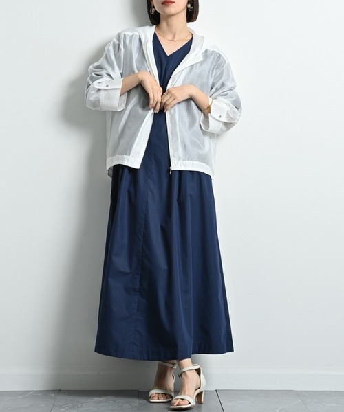 「INTERPLANET」 ジップアップブルゾン FREE ブラック レディース_画像7