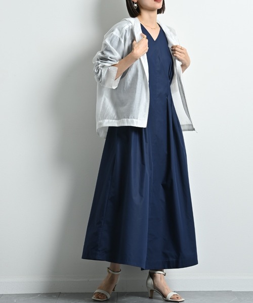 「INTERPLANET」 ジップアップブルゾン FREE ブラック レディース_画像9