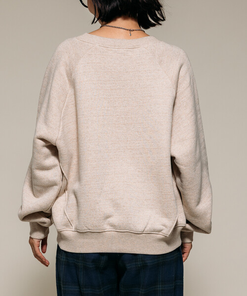 ラグランスリーブVネックプルオーバー ラグランスリーブ Vネックプルオーバー（ニット／セーター