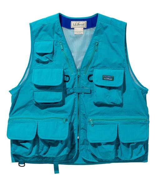 L.L.Bean（エルエルビーン） ナイロンベスト LARGE ブルーグリーン