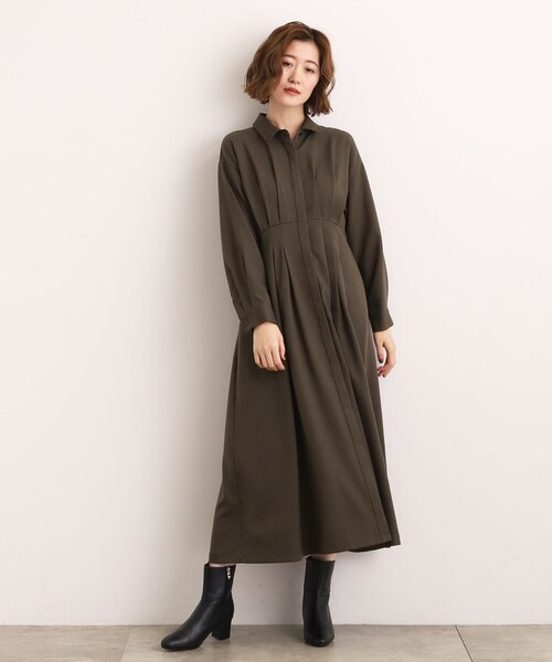 美品　ダイアグラム　人気　即完売シャツワンピース lgww-at5122_7.jpg
