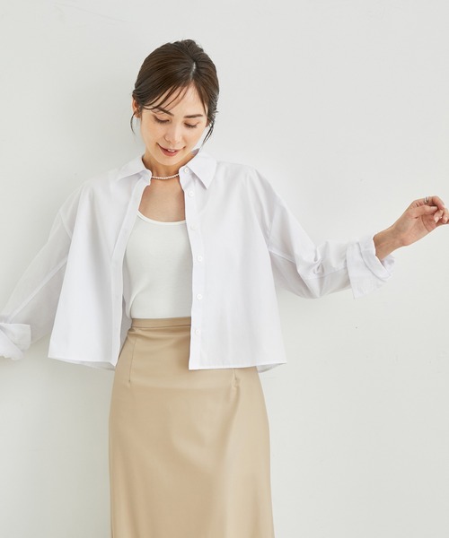 「LE CERCLE par rope'」 長袖シャツ FREE ブラック レディース_画像4