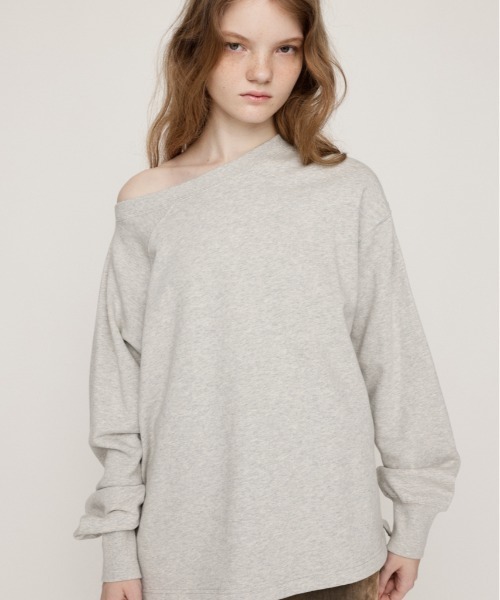 SLY（スライ） トレーナー スウェット ASYMMETRY SW TOPS