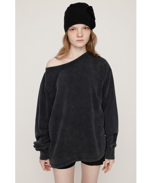 SLY（スライ） トレーナー スウェット ASYMMETRY SW TOPS