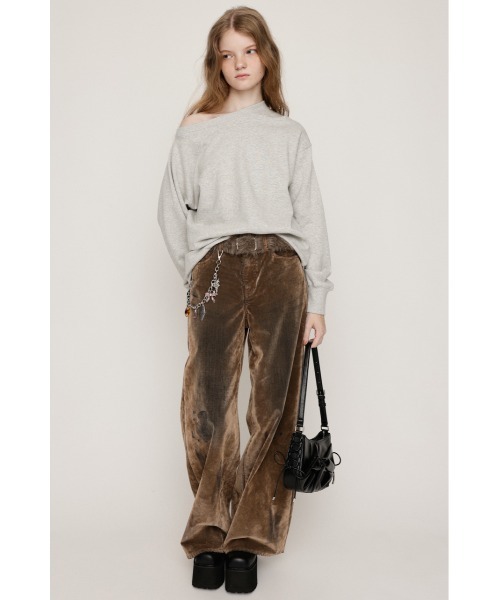 SLY（スライ） トレーナー スウェット ASYMMETRY SW TOPS