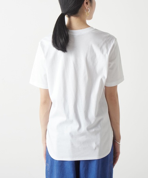 「Liesse」 「miliandeni」半袖Tシャツ FREE チャコールグレー レディース_画像6