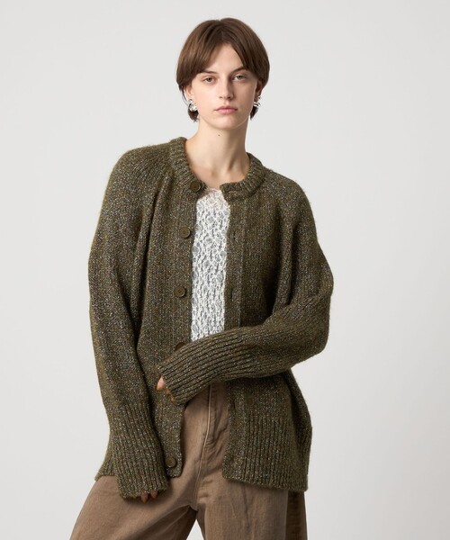 DRAWER 今季 SUMMER 3Gアイレットカーディガン DRAWER 今季 SUMMER 3Gアイレットカーディガン