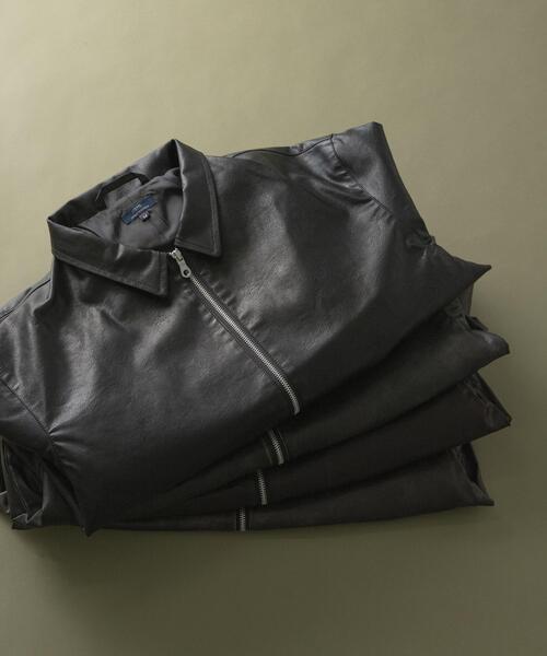 レザージャケット URBAN RESEARCH アーバンリサーチ シングル ITEMS URBANRESEARCH（アイテムズ アーバンリサーチ） 革ジャン