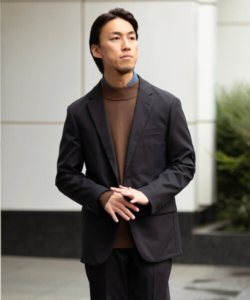 トラプリント フルジップジャケット コート ジャケット トラヴィスマシュー TravisMathew リブ衿フルジップ