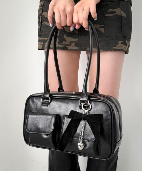 WEGO（ウィゴー） ショルダーバッグ バッグ WEGO/チャーム付きスクエア