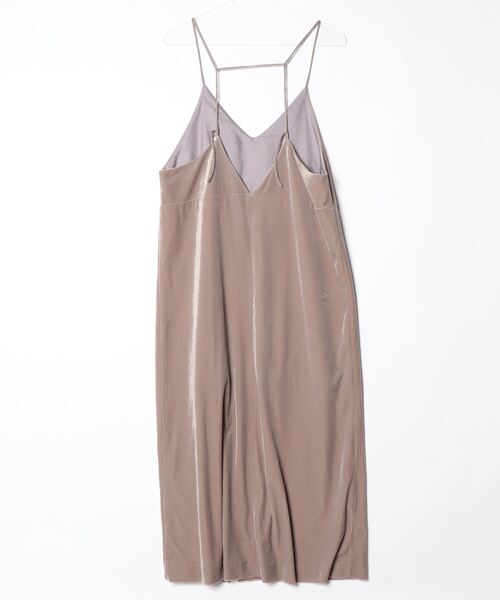 「SOFFITTO」 キャミソールワンピース - ブラウン レディース_画像2